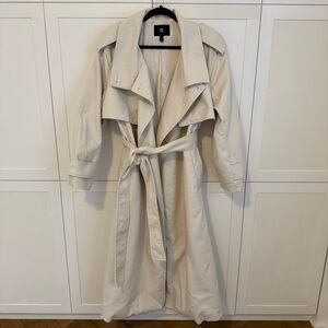 Banana Republic Oversized Italian Twill Trench Coat